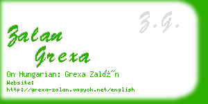 zalan grexa business card